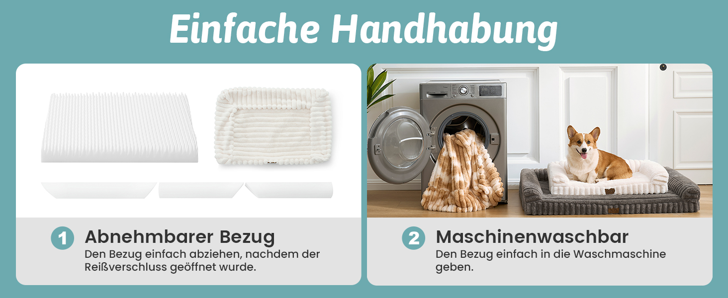 Ортопедичне ліжко для собак XL з штучного хутра, 110x80x17 см, сіре. Знімне, миється, водонепроникне, антиковзаюче.