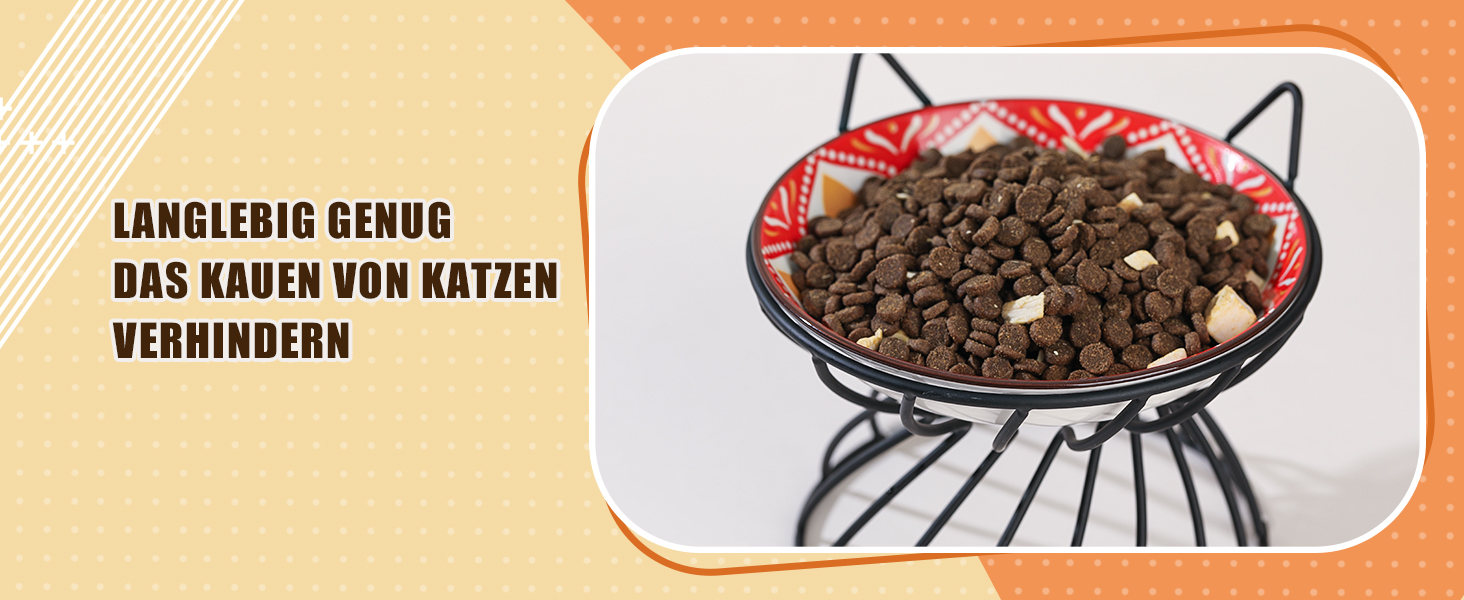 Підвищений годівниця для котів, кераміка, анти-блювотна, 250 мл, темно-синій