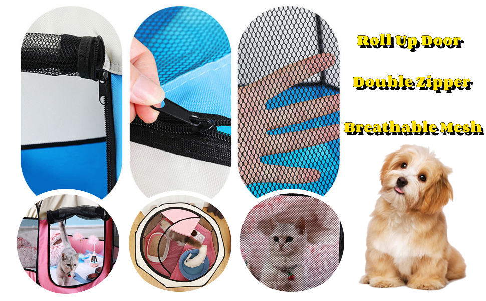 Кішка-бігове колесо Floving для домашніх тварин, складане, для використання в приміщенні та на вулиці, 8 прикрас, водонепроникне (M)