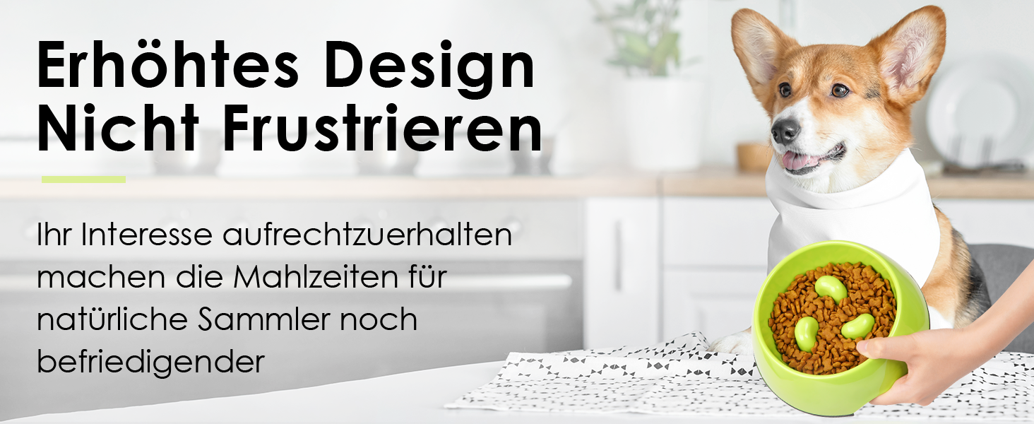 Миска для собак та котів Uperdeign, антизатримка, інтерактивна, 600 мл, рожева