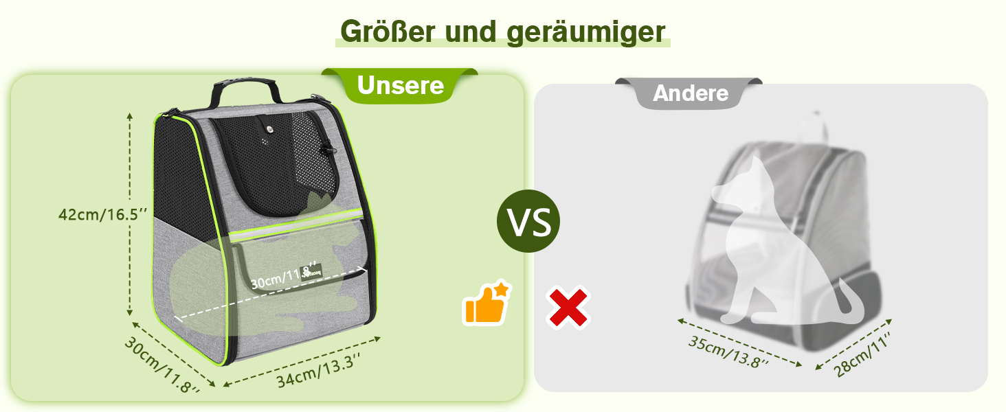 Рюкзак для кота Pecute з сітчастим вікном, чорний, до 6 кг