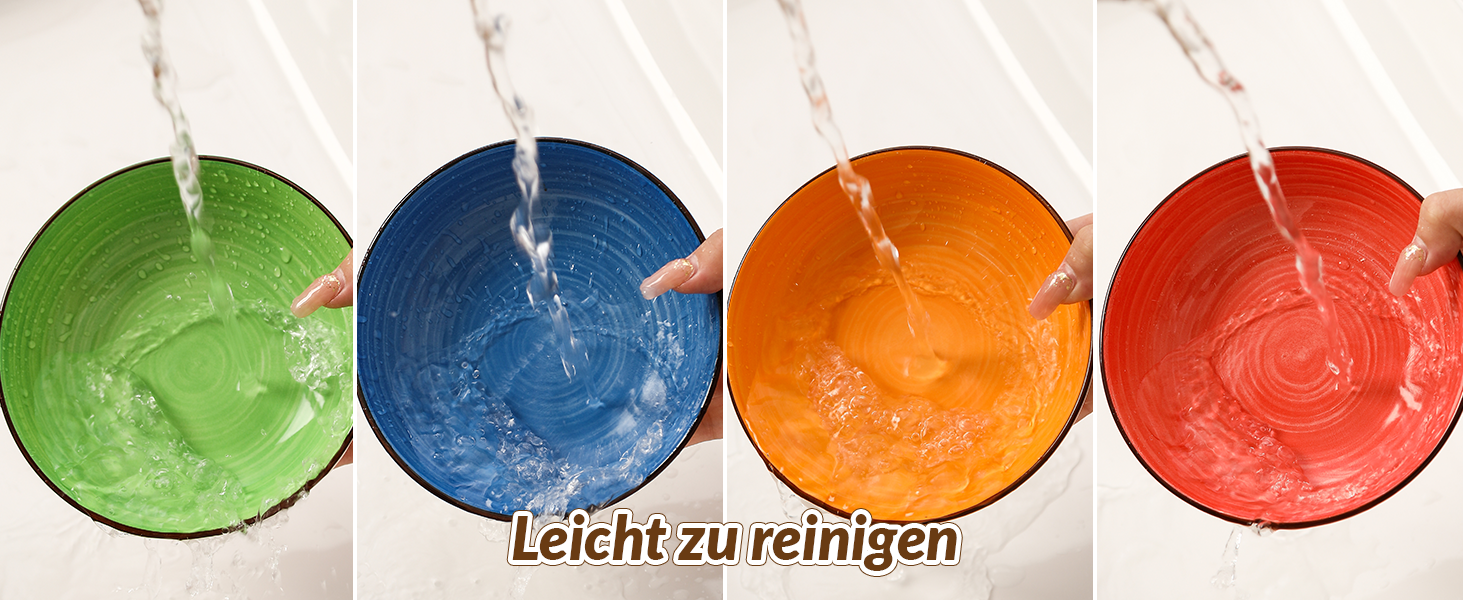 Набір мисок для котів з кераміки - 6 шт. Яскраві миски для котів з візерунком - миски для корму котів, 250 мл, колір 1