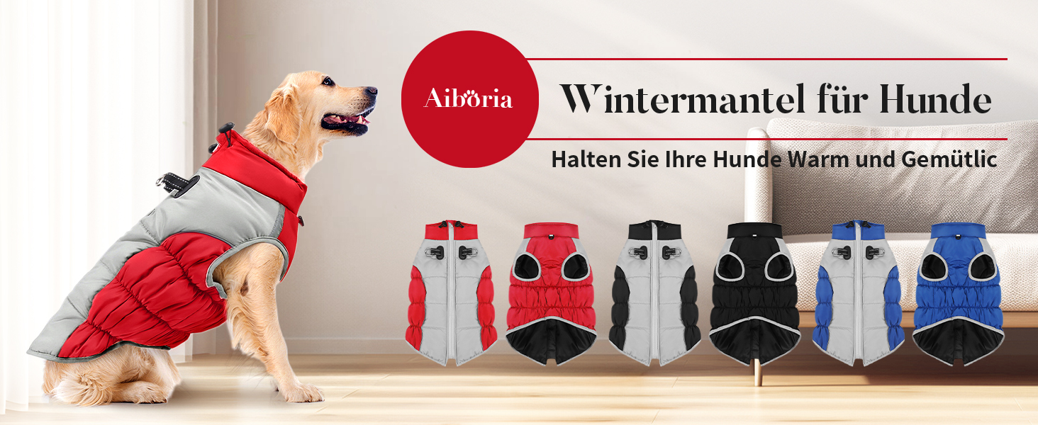 Тепла жилетка для собак Aiboria на зиму, чорна, без рукавів, з нагрудником, розмір XXL