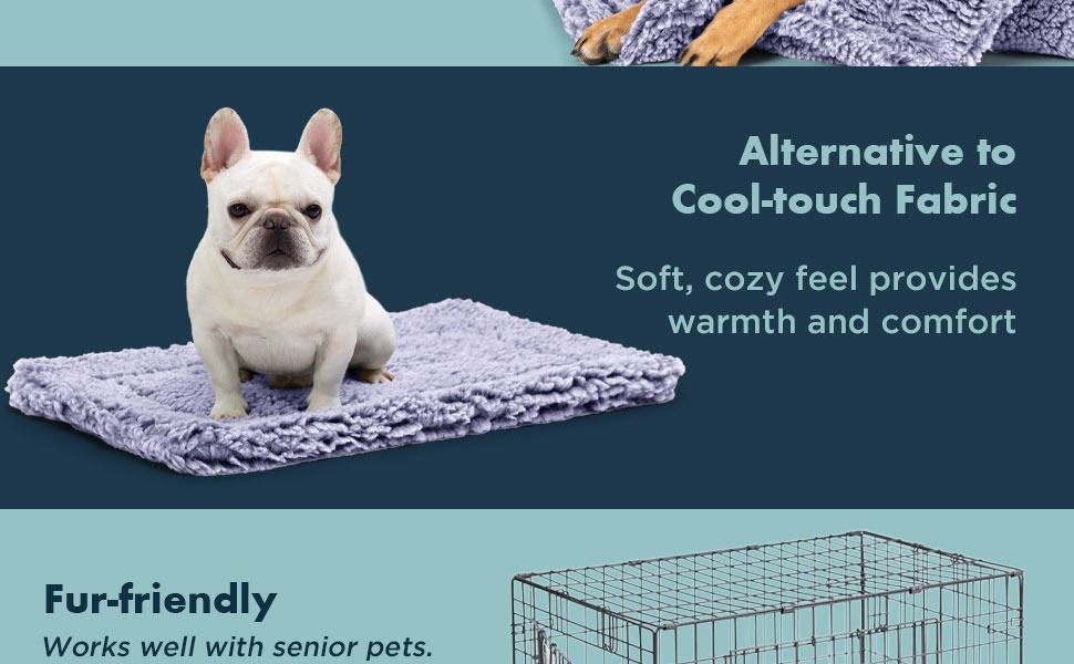 Міцне ліжко для собак Toutwool - стійке до кусання, 3XL, 58x41x5 см, для маленьких порід, Jacaranda