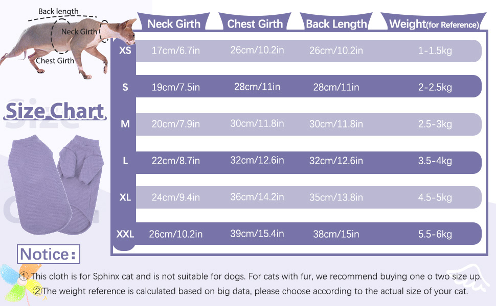 Одяг для безшерстої кішки Сфінкс: м'який пуловер з ролетним коміром, футболка та жилет з бавовни (Чорний, XL, A-фіолетовий)