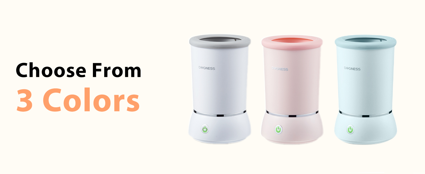 Електричний мийник лап для собак DOGNESS, USB-зарядка, 360°