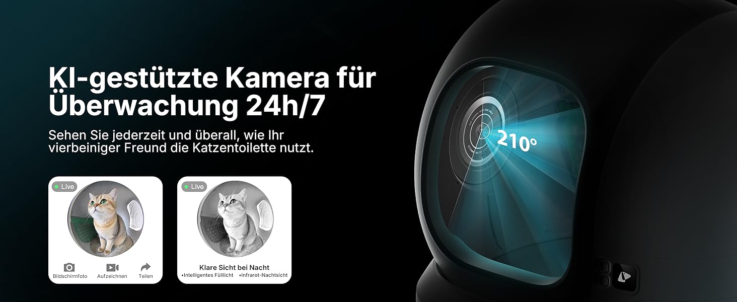 PETKIT Purobot Max Pro 2 - самоочисний лоток для котів з камерою та AI-моніторингом здоров'я, для кількох котів