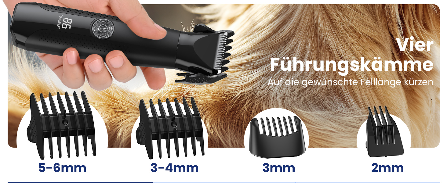 Набір для стрижки собак 4-в-1: машинка, триммер для лап, безпечний точило для кігтів. Тиха та акумуляторна машинка для тіла, обличчя та лап собак та котів