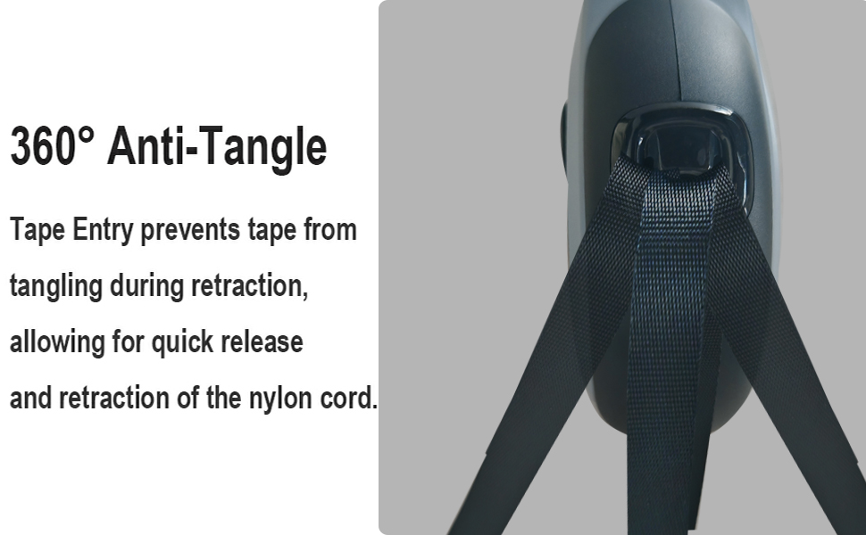 Рулетка для собак Dotolog 8м з двома лініями, з безпечною застібкою, для собак середніх та великих порід (сірий/чорний)