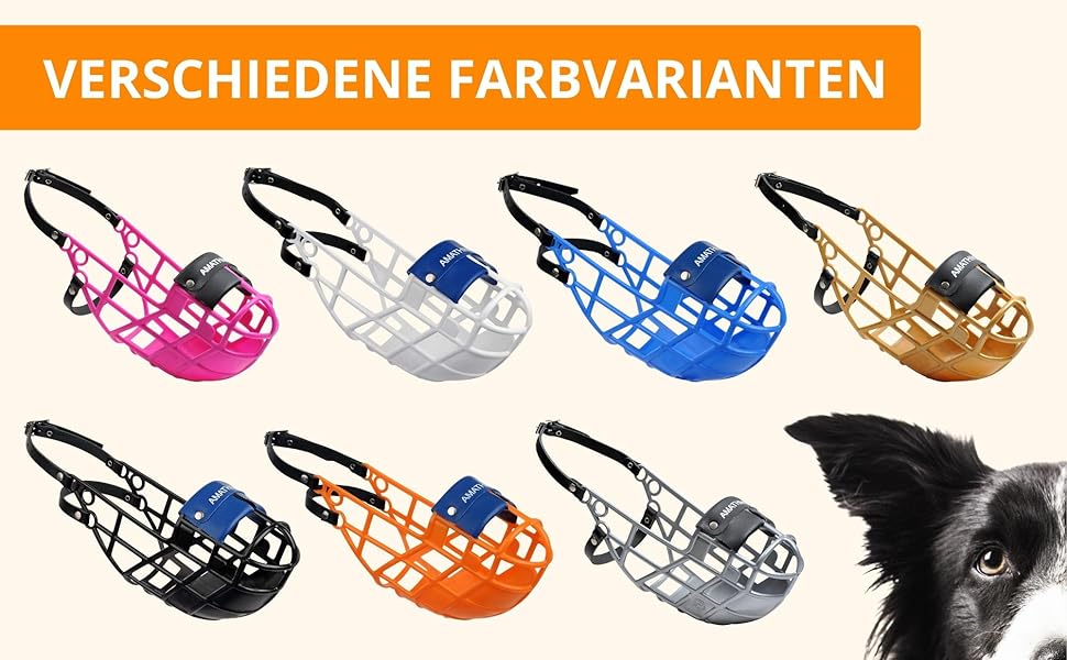 Нашийник-маска для собак AMATHINGS Super Kennel Soft з м'якою накладкою на ніс. Ідеально для вигулу, майданчиків для собак, вольєрів та перегонів (Рожевий)