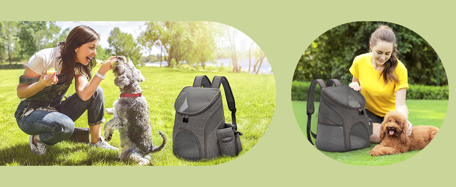 Рюкзак для котів та маленьких собак ALLSOPETS, переноска для тварин з прозорою верхньою частиною, складний, для подорожей (Світло-блакитний, S)