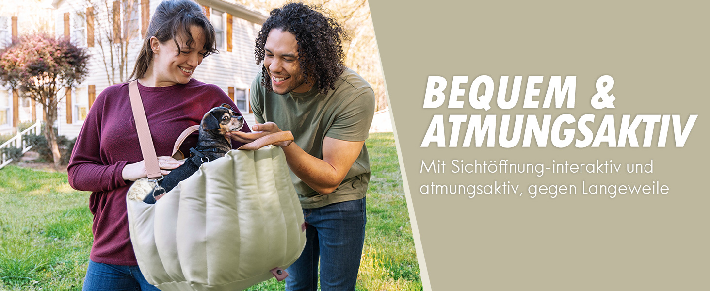 Автомобільне крісло, переноска та ліжко для маленьких собак ClevaHome – Крісло для собак до 4,5 кг, переноска для дому та вулиці