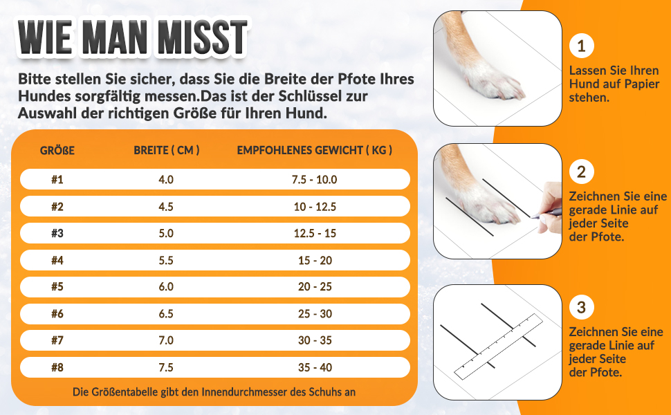 Зимові чоботи для собак, 2 шт. Водонепроникні чоботи для собак з теплим флісом, високий дизайн, антиковзкі, з відбиваючим кріпленням на липучці, розмір 1