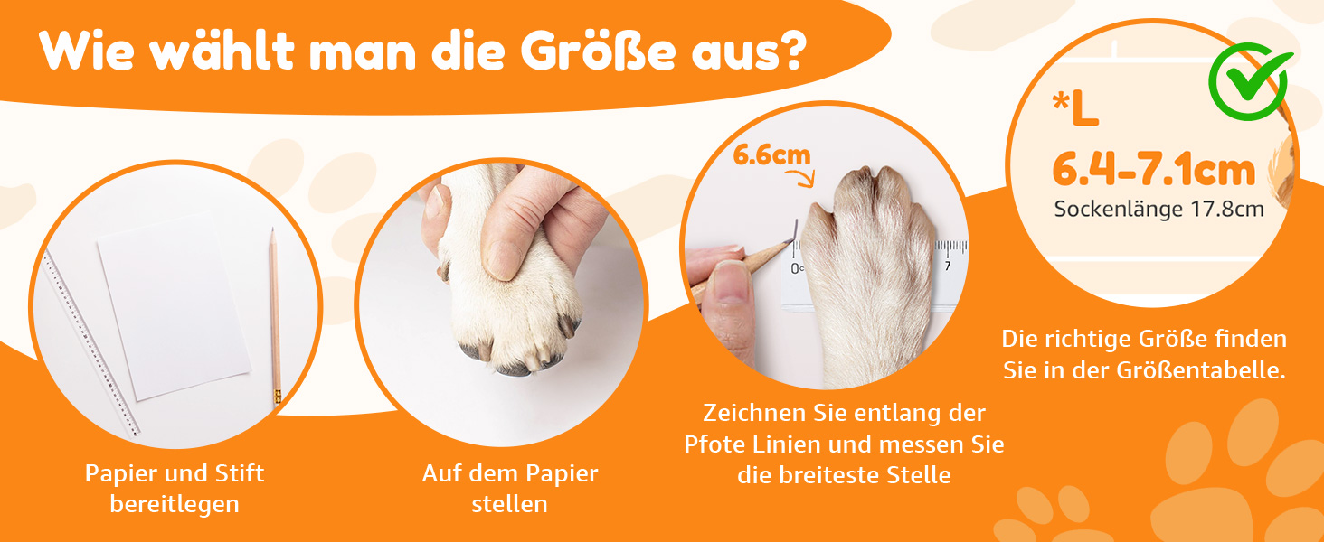 Шкарпетки для собак PICK FOR LIFE проти ковзання, 2 пари, сірі, розмір L, з регульованими ремінцями для дому