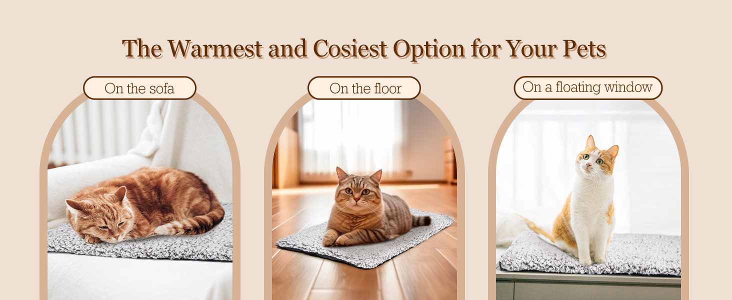 Самогріюча ковдра для котів та собак Nobleza, 50 x 70 см