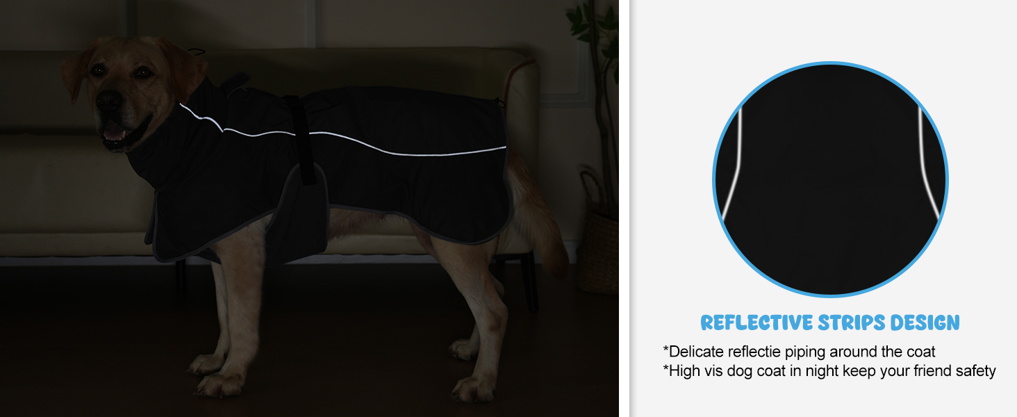 Водонепроникна куртка для собак HezzLuv, світловідбиваюча, вітрозахисна, тепла зимова куртка з м'яким флісовим підкладкою для собак маленьких та великих порід, для активного відпочинку на природі та прогулянок у холодну погоду, сірий колір, розмір L (довжина спини 55 см)