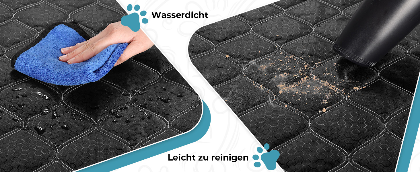 Захист для багажника авто: килимок для собак KYG, водовідштовхувальний, антикіготкові бортики, 215x110 см, чорний