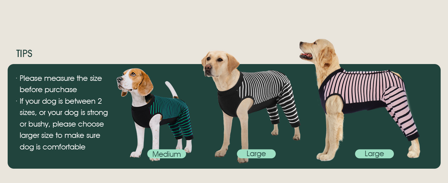 Комбінезон для собак Kuoser після операції на задніх лапах, чорний, розмір L (Back:40cm)