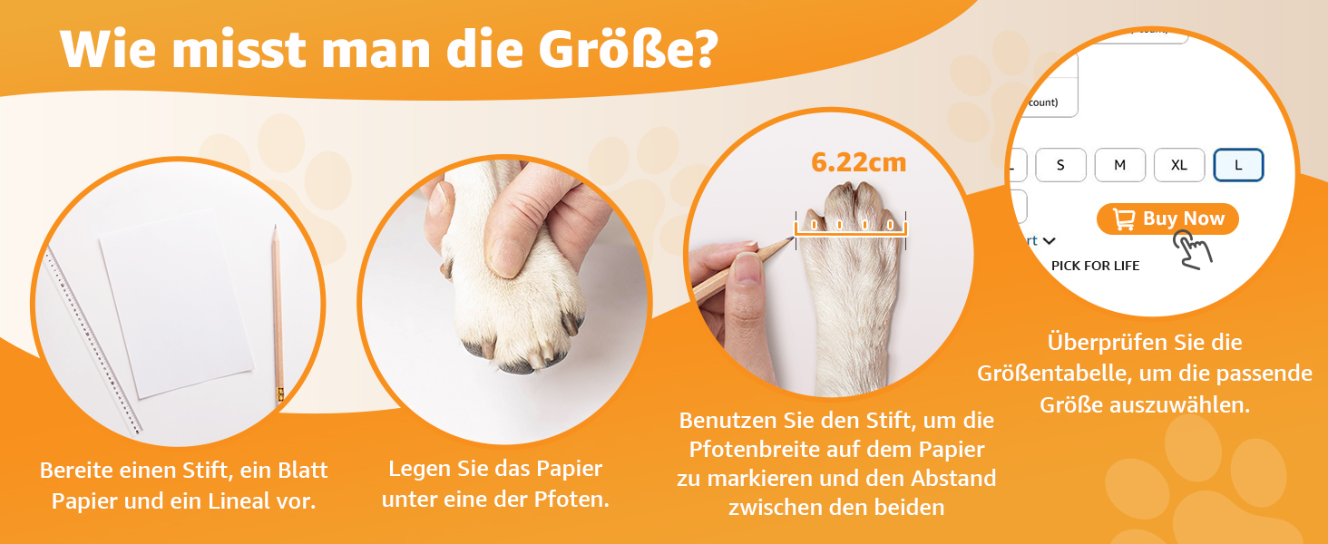 Шкарпетки для собак PICK FOR LIFE 4 шт. Захист лап, антиковзаючі, з клямками для твердих дерев'яних підлог, чорного кольору. Підходять для маленьких, середніх та великих собак.