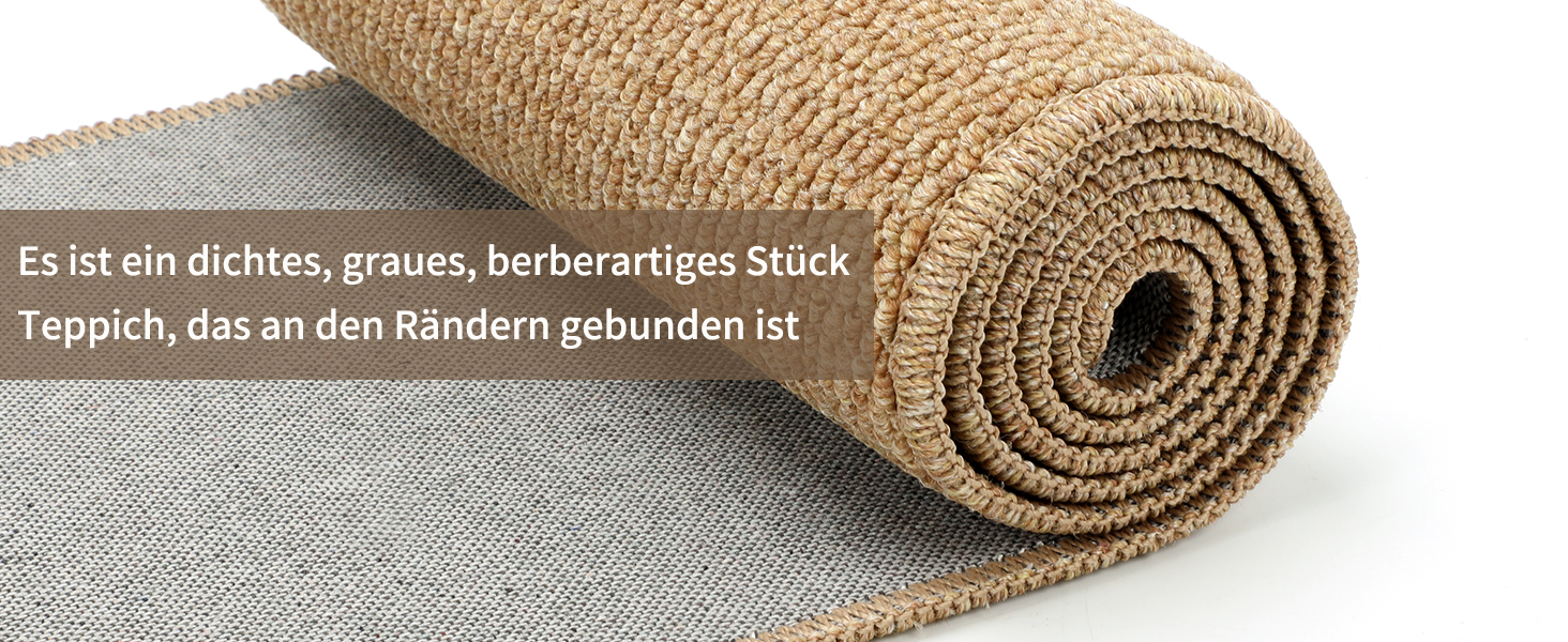 Килимок для дряпання котів FHTONGE 71x15.8 см, сизаль, для кріплення на стіну, сірий