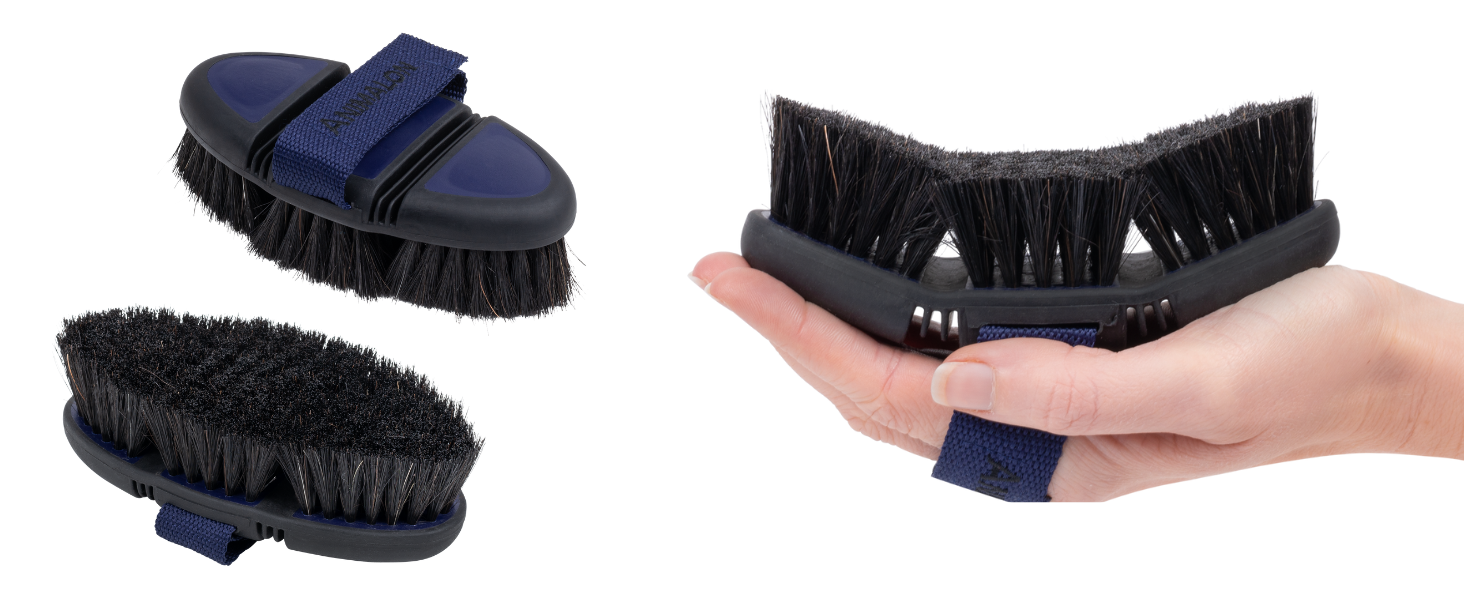 Щітка для собак з короткою шерстю Animalon Kurzhaar | Допомагає у період линьки | Інноваційна щітка для догляду за шерстю собак | Щітка-кардічка велика та маленька (блакитна)