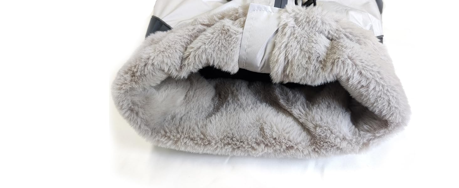 Теплий водонепроникний жилет для собак середнього та великого розміру з кільцем для повідка та кишенею. Зимовий костюм для собак, в'язаний фліс, захист від вітру та снігу, сірий, XL