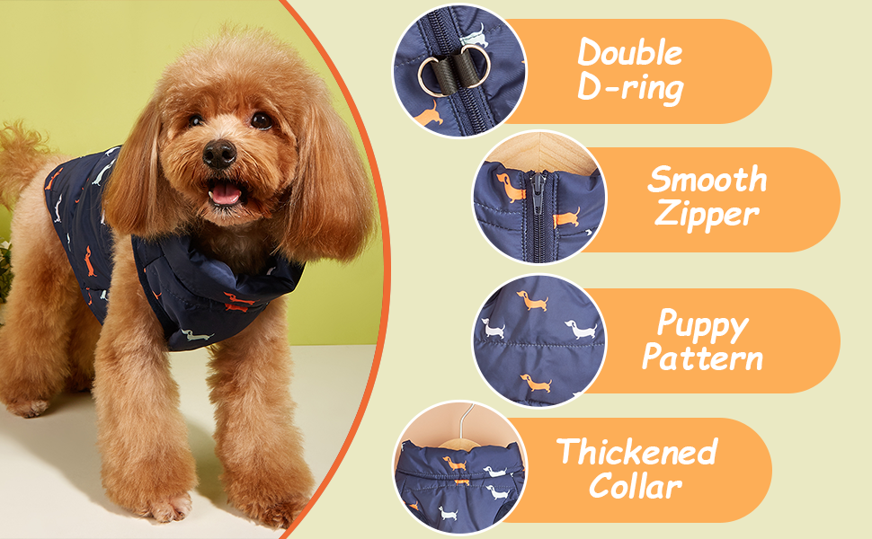 Тепла куртка для собак на зиму від Asmea: чорна, для чихуахуа, такси, S, M. Водонепроникна, з отвором для повідка.