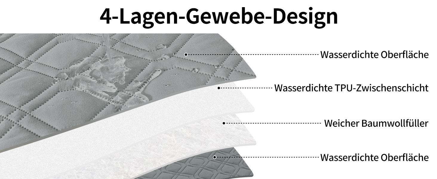 Водонепроникний килимок для собак Homaxy, двосторонній, для відпочинку вдома та на вулиці, 130x100 см / 203x173 см, сірий+темно-сірий