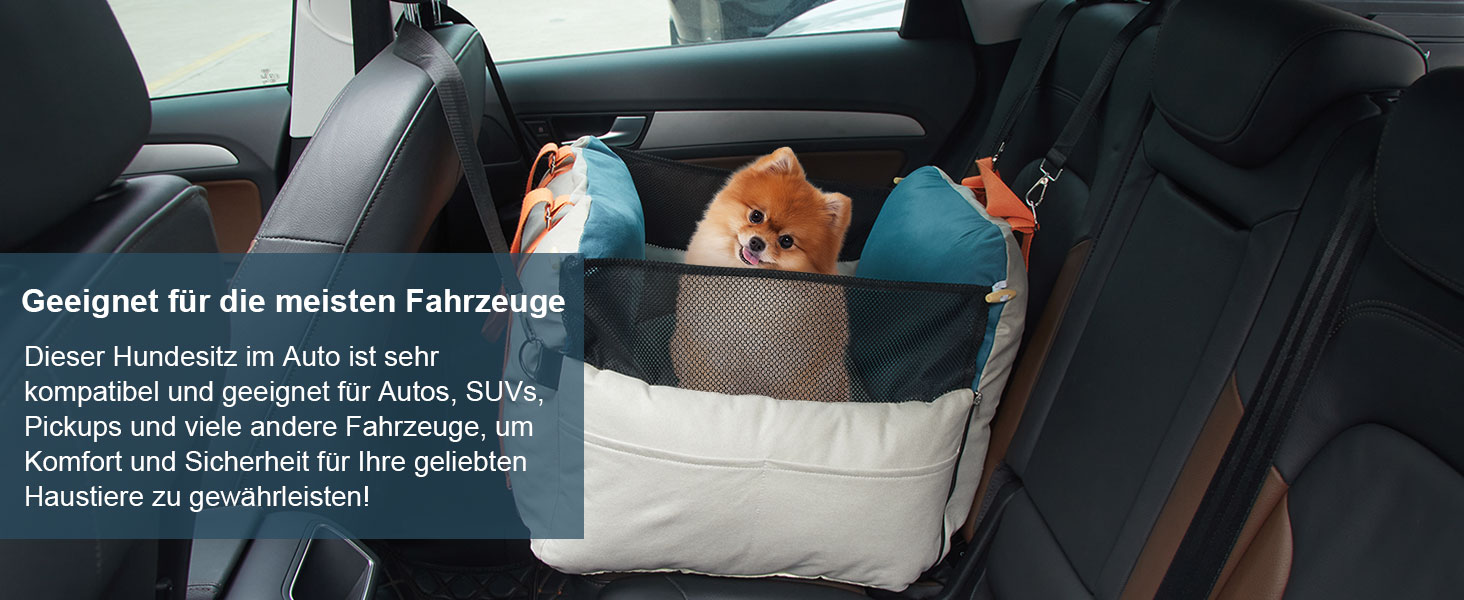 Автокрісло для собак Ownpets: зручне та безпечне автоліжко для маленьких та середніх собак, водонепроникне та стійке до подряпин