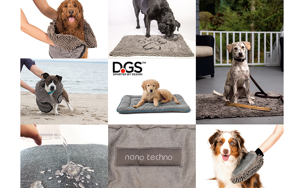 Подушка для собак DGS Dirty Dog Cushion, сіра, 78 x 55 см