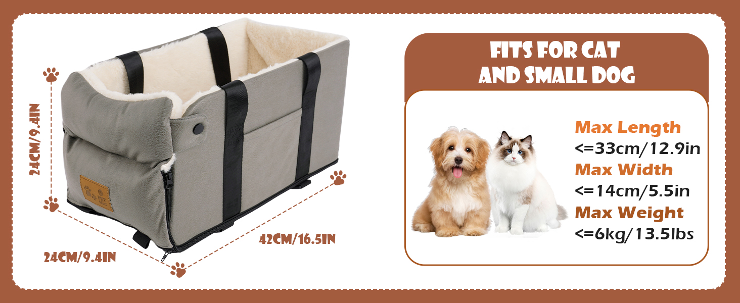 Автокрісло для собак та котів: м'яке, безпечне, з фіксатором