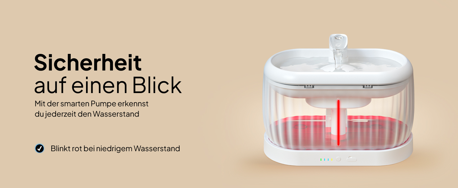 Турбофонтанчик для котів Pretty Paw з датчиком руху, бездротовий, 45 днів роботи від акумулятора, фільтр, 4 л, BPA Free, чорний