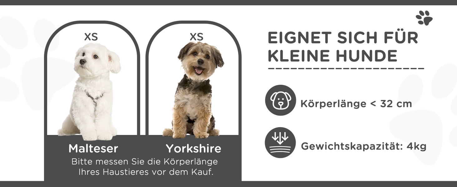 Візок для собак PawHut - зручний бугі для тварин з функцією складання. Ідеальний для маленьких собак та котів. Оксфордський синій, 67 x 45 x 96 см