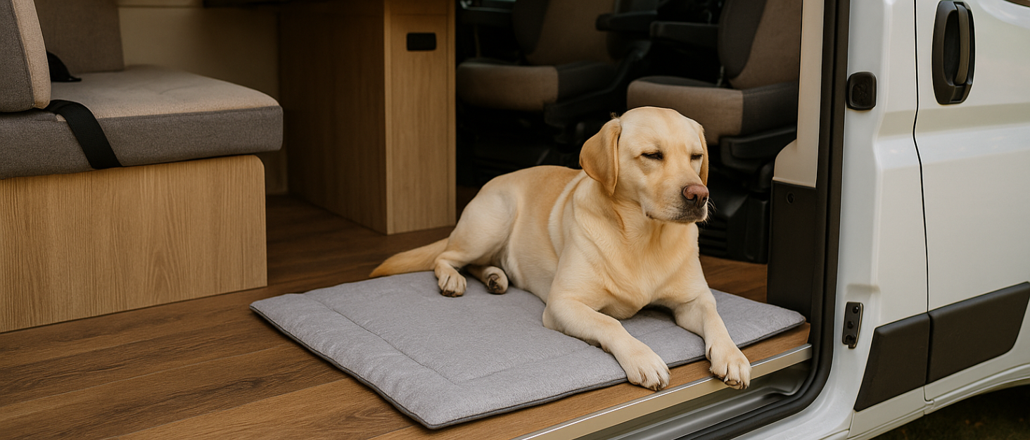 Лежанка для собак Abby & Ivy 90x70 см - складана, миюча, для подорожей та авто. Лежанка для маленьких та середніх собак, з неслизьким покриттям