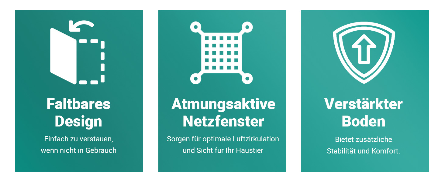 Транспортна сумка для собак та котів Emmi-Pet, складана та портативна переноска до 9 кг, з оксфордської тканини, водонепроникна сумка для собак та котів для автомобіля, поїздів та подорожей, Travel Bag 41,5 x 32 x 30 см