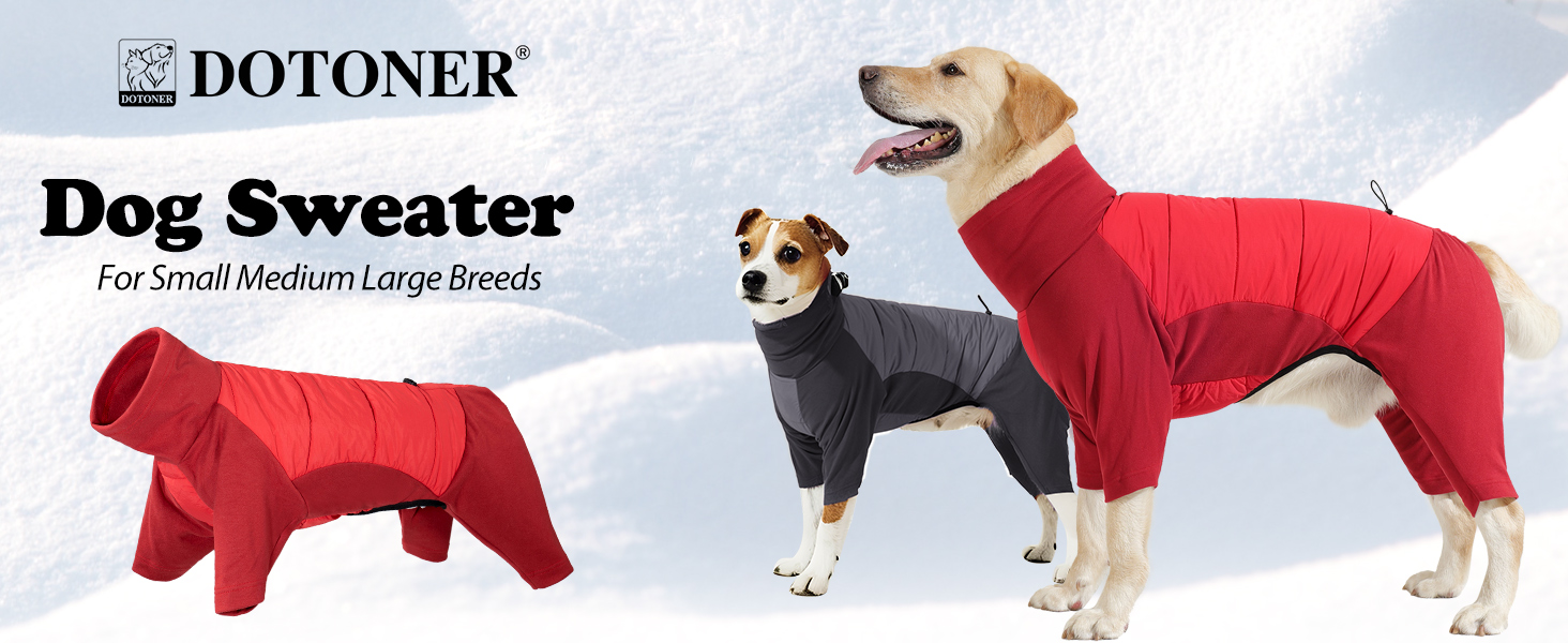 Зимовий теплий одяг для собак Dotoner: теплий комбінезон з флісовою підкладкою, вітронепроникний, з отвором для шлейки, для малих, середніх та великих собак, XL, сірий