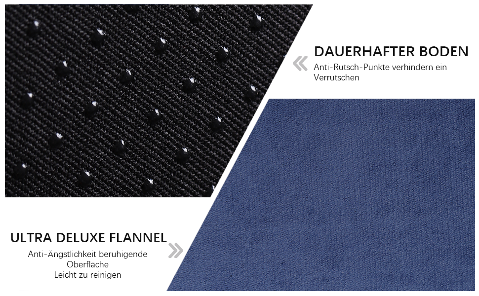 Ортопедичне ліжко для собак великих порід, водонепроникний знімний чохол, неслизьке, миється, блакитне, 105x70x10 см