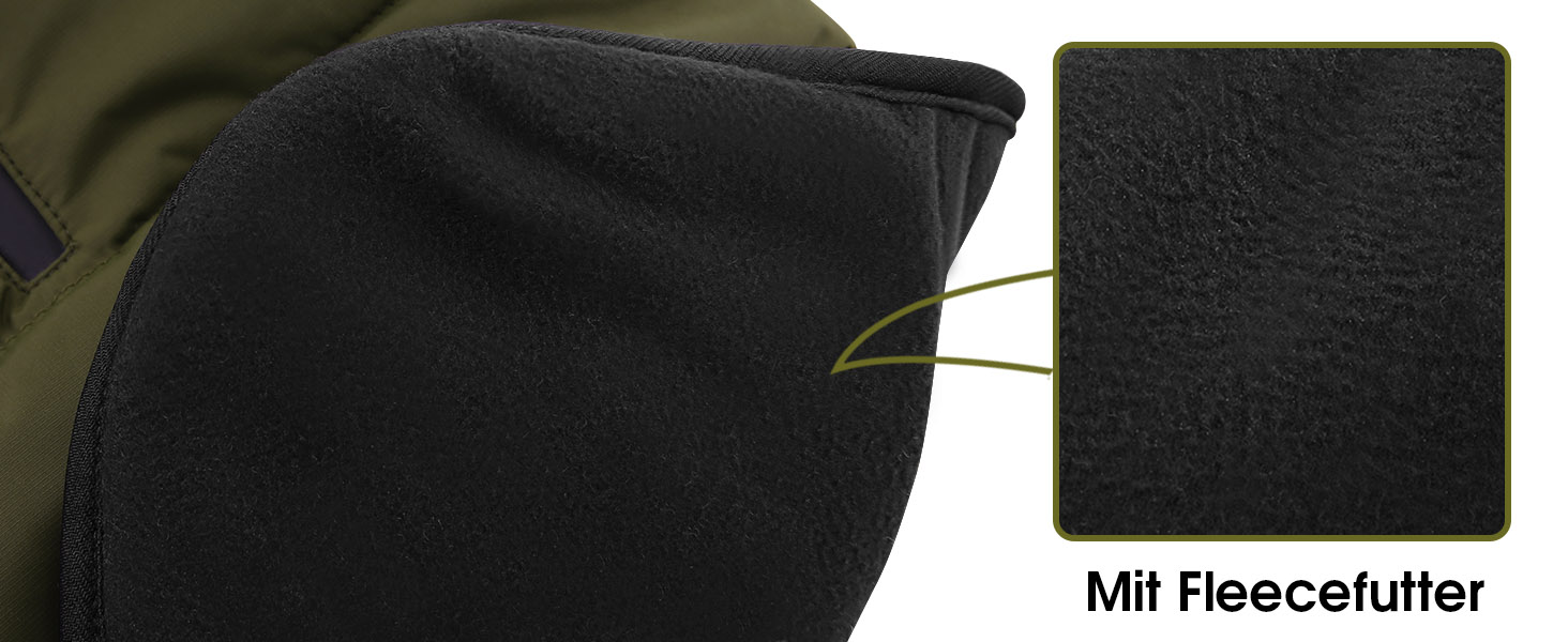 Конвініт Теплий водонепроникний зимовий одяг для собак - тепла куртка для маленьких собак з підкладкою, застібкою-липучкою та світловідбиваючими елементами, синій, S (обхват грудей 44 см)