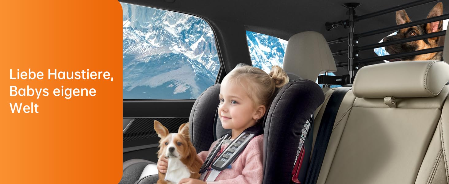 Сітка для багажника автомобіля для собак, універсальна, 32-55см * 80-145см, без повторного монтажу