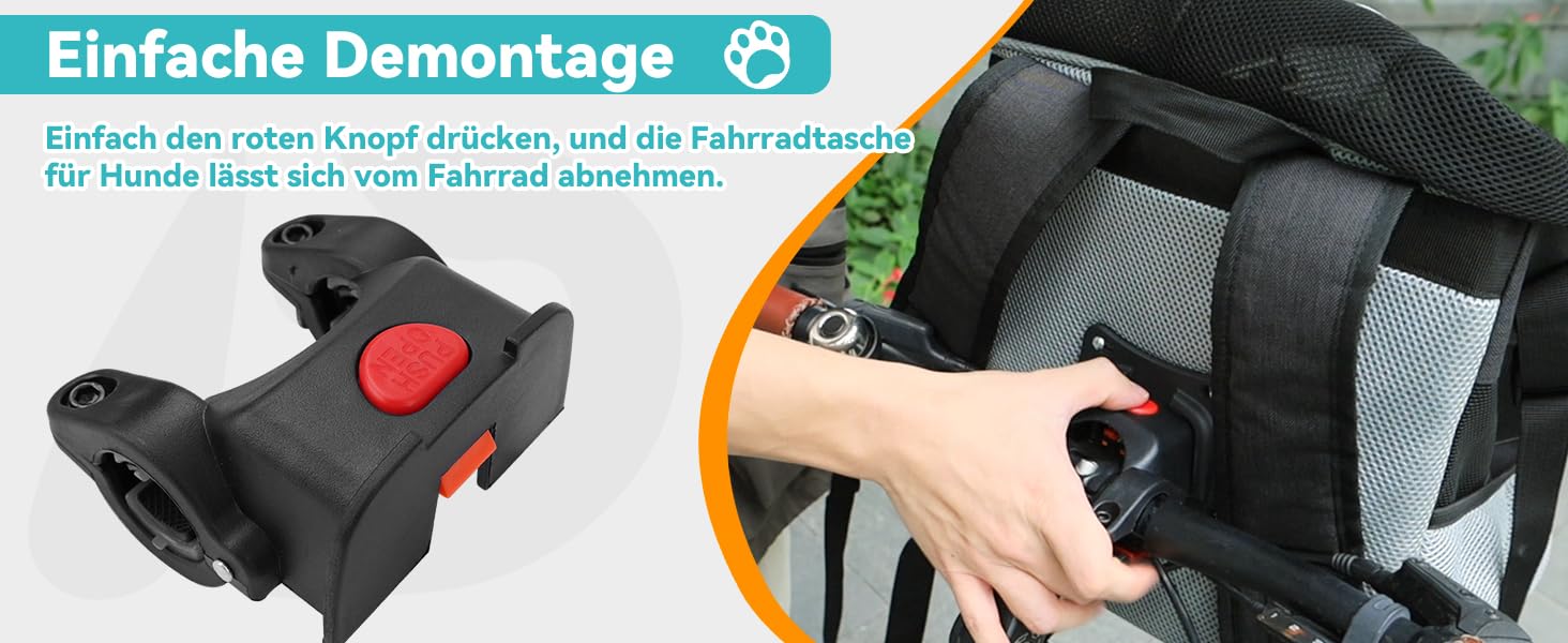 Корзина для собак на велосипед до 3 кг, з кріпленням Φ53 мм, рюкзак-сумка на плече, автокрісло з дихаючою сіткою, водонепроникне сидіння для маленьких собак