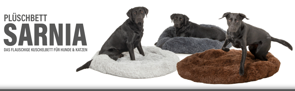 Крісло-лежанка для собак Wallace & Jones Sarnia - M, м'яке, темно-сіре, 80 x 80 x 24 см