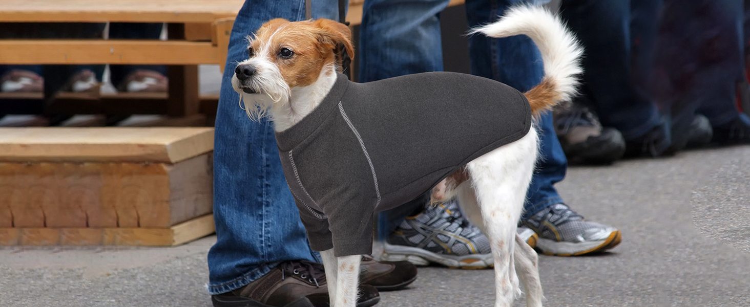 Теплий пуловер для собак IECOii з флісу, рожевий, 5XL (обхват грудей 93 см)