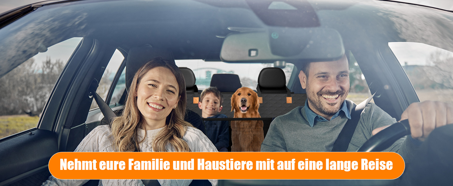 Захист для заднього сидіння автомобіля BMaoBBo: водовідштовхувальний, стійкий до подряпин, для SUV та сімейних авто (127x62 см)