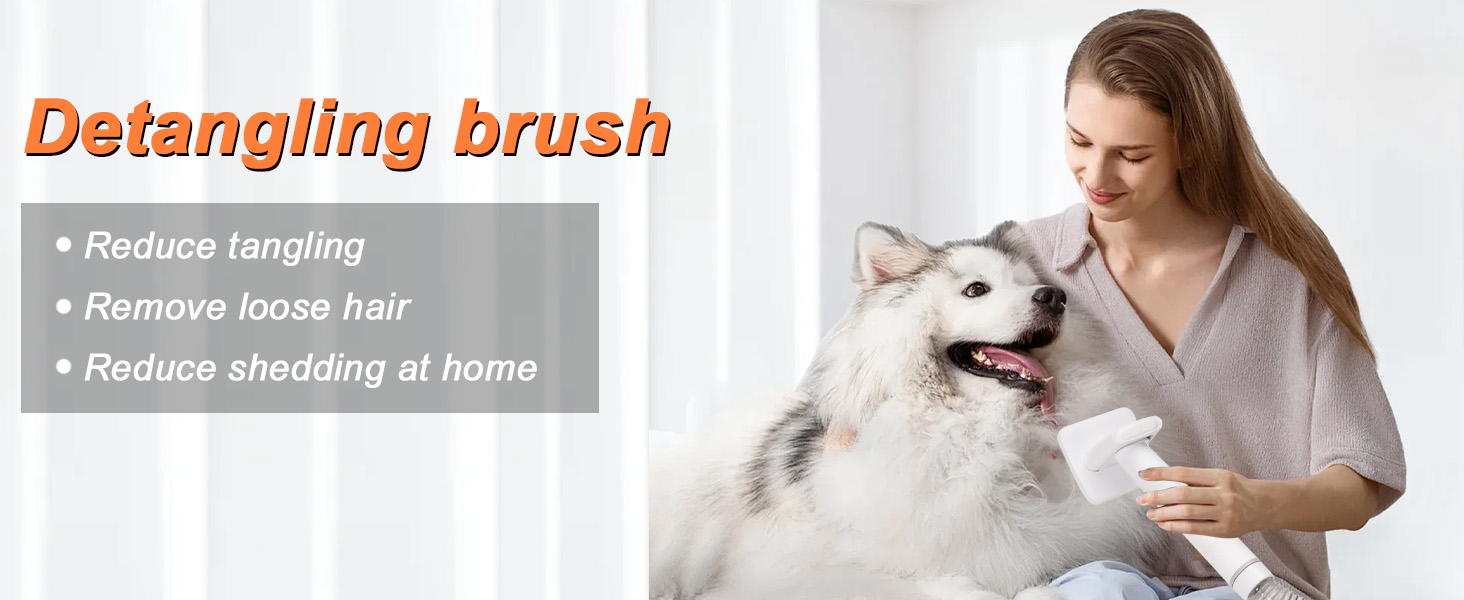 Машина для стрижки собак з пилососом, тиха, для собак та котів. Комплект з 10 інструментів для догляду, контейнер для сміття 2.0 л