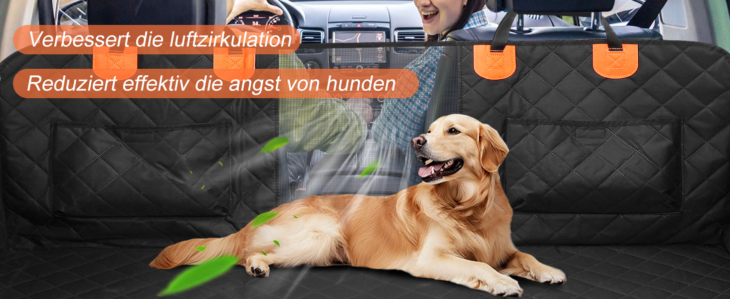 Захисна підстилка для собак у машину, водонепроникна, антикіготок, для заднього сидіння, з кріпленням на ремені безпеки, сумісна з більшістю авто, SUV та пікапами
