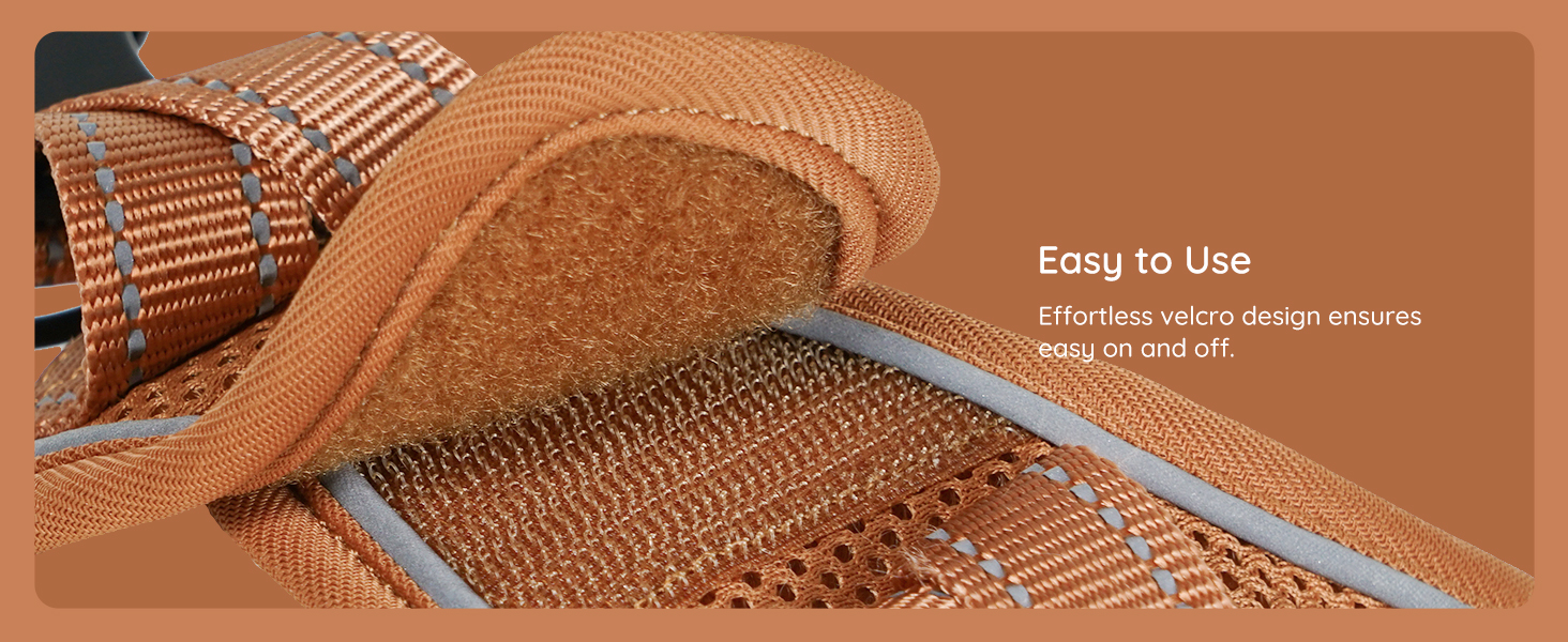 Шлейка для собак BELLA & PAL для маленьких собак з повідком, Step-in шлейка з Air Mesh, анти-тяга, світловідбиваюча, дихаюча, для цуценят, котяча шлейка, Mokka, XS (30-35см обхват грудей) Mokka