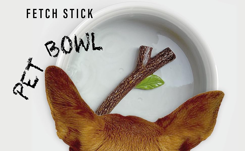 Миска для собак Suck UK з 3D-декором | Керамічна миска для води та їжі для собак | Іграшка для собак, аксесуар для тварин | Новинка для дня народження цуценяти