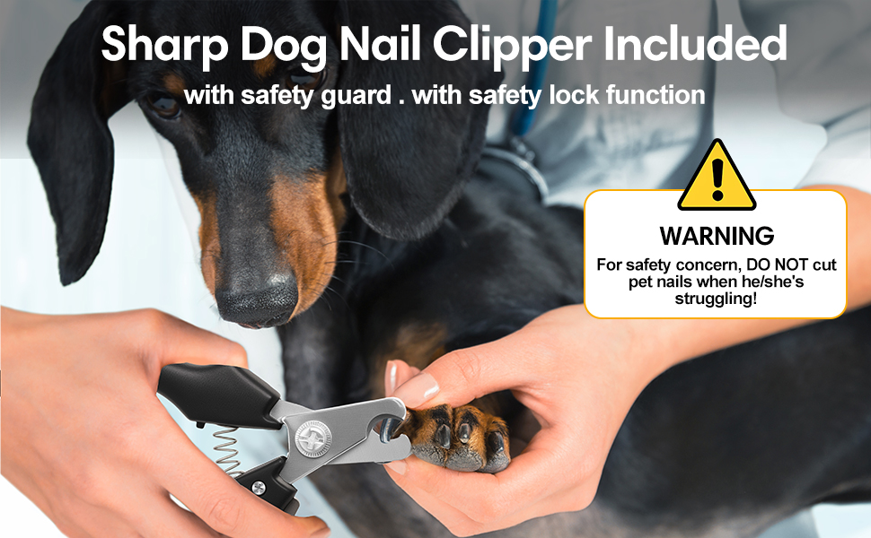 Шліфувальник кігтів для собак HOSSOM - безпечний інструмент для догляду за кігтями собак великих, середніх та малих порід