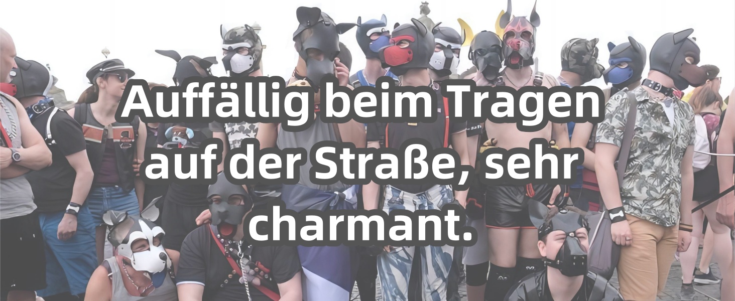 Маска для собак, м'яка, з вухами, Petpay, для святкування Halloween та вечірок (XL, чорна)