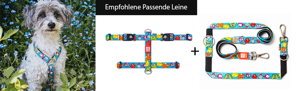 Нашийник для собак Max & Molly H-подібної форми, Ultrabequemes Geschirr Hund, Neopren, XS, для маленьких собак, з підкладкою, безпечний та ультралегкий, для комфорту вашого улюбленця